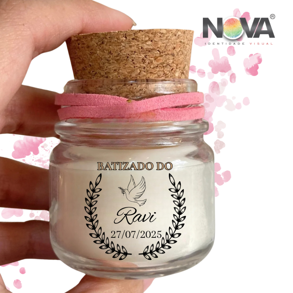 Adesivo Personalizado 3x3cm Batizado Lembrancinha Redondo em Oferta na Shopee