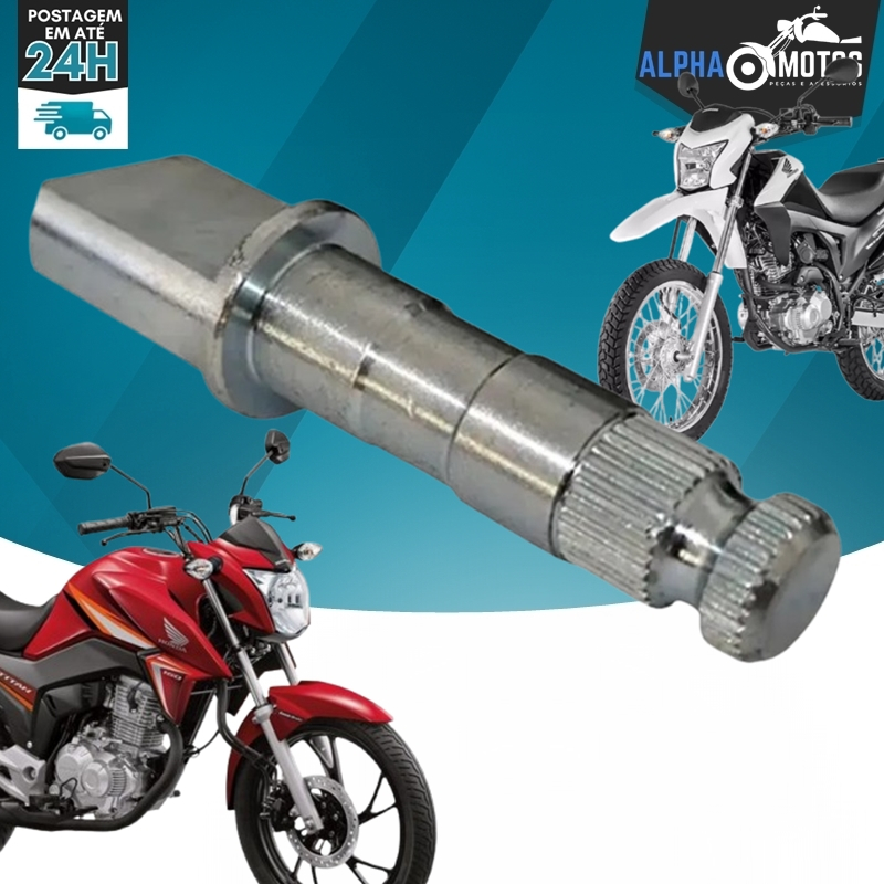 Eixo Excêntrico Abre Patim Lona Freio Cg Titan Fan Nxr Bros Biz Pop Cb 300 Xr 250 Cbx 250 Twister