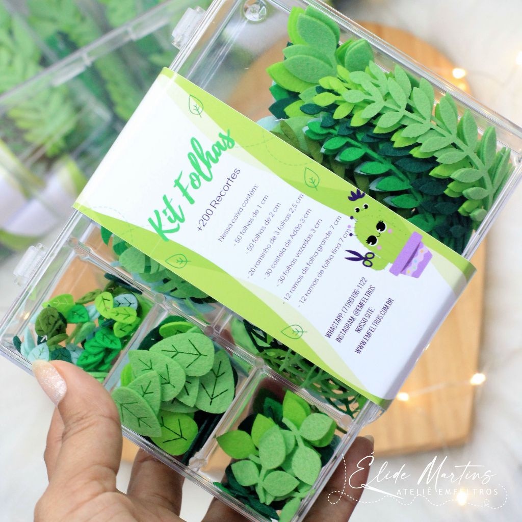 Kit de recorte de folhas + organizador de acrílico - Mais de 200 recortes - Recortes a laser pingentes em Oferta na Shopee