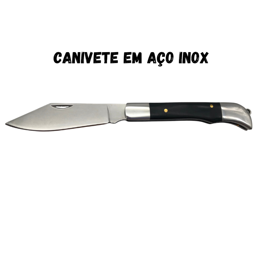 Canivete em Aço Inox Chaveiro Presente - 1630