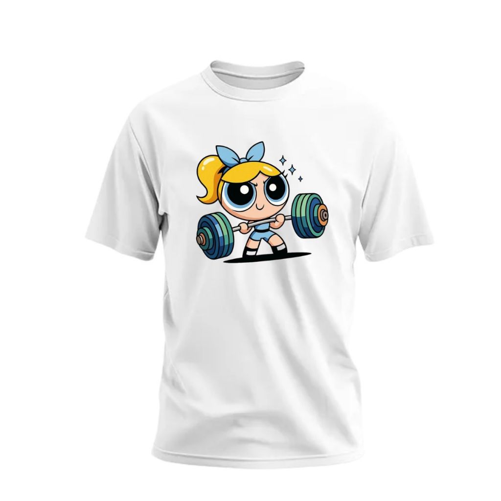 Camisa Camiseta Feminina Meninas Super Poderosas Lindinha T-shirt Treino Academia Lançamento Envio Imediato