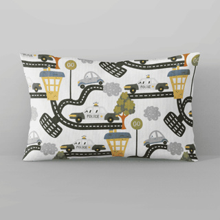 Fronha Infantil Micropercal 50x70 – Estampa Alegre e Toque Macio em Oferta na Shopee