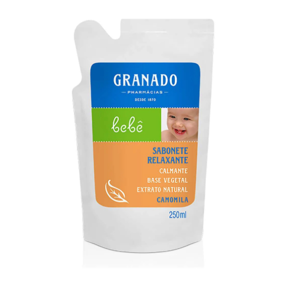 Refil Sabonete Líquido Granado Bebê Camomila 250ml