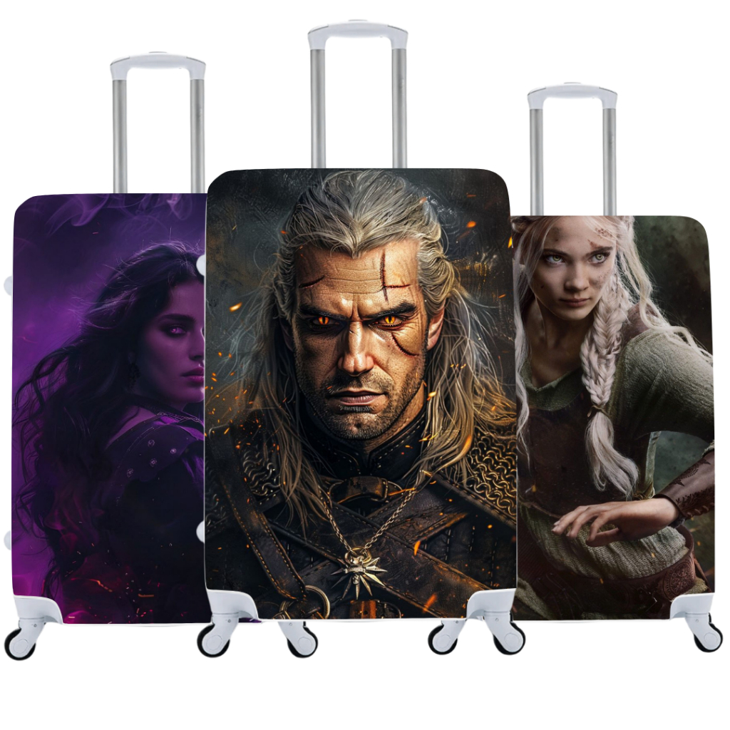 Capa Para Mala The Witcher para Viagem Estampada Malha Suplex