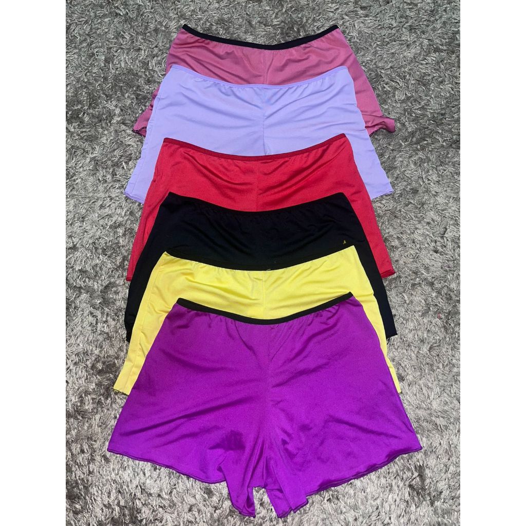 Kit com 5 Short micro fibra feminino adulto em Oferta na Shopee