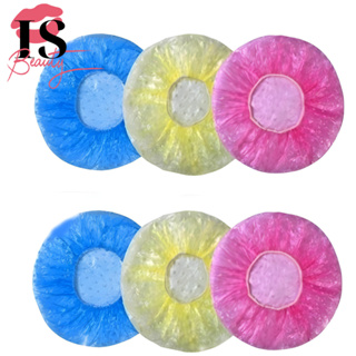 Kit 6 Toucas De Banho Plástico Reutilizável à Prova D'água C/ Elástico - Tintura e Hidratação em Oferta na Shopee