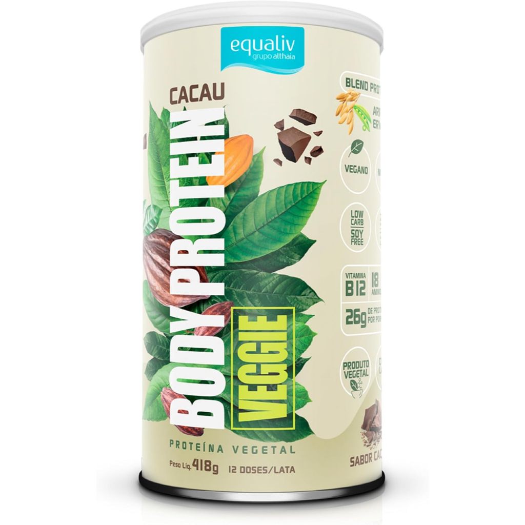 Body Protein Veggie Equaliv Cacau 418g - Health