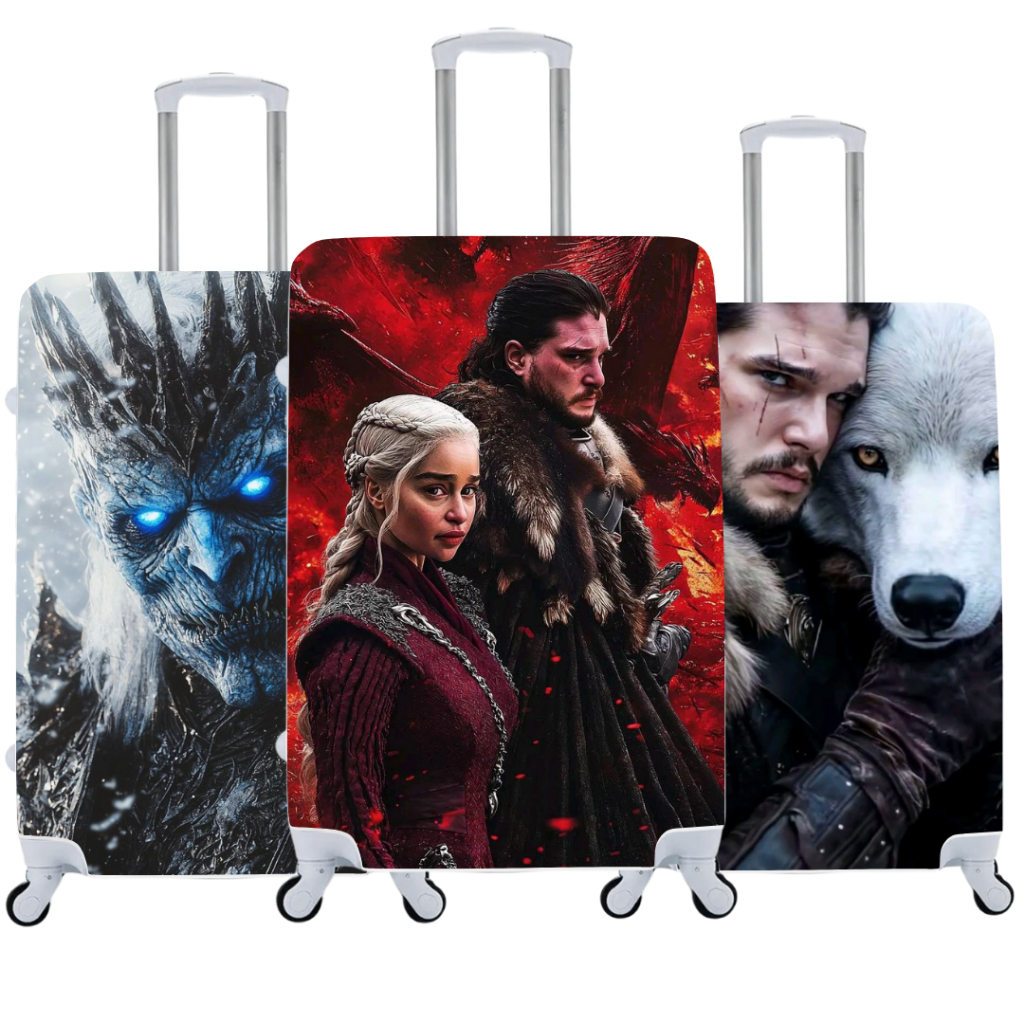 Capa Para Mala Game Of Thrones para Viagem Estampada Malha Suplex