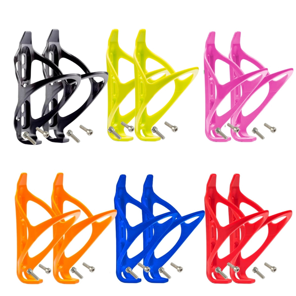 Suporte De Garrafas Caramanhola Para Bicicletas Nylon Super Leve Com Parafusos Prazer Em Pedalar