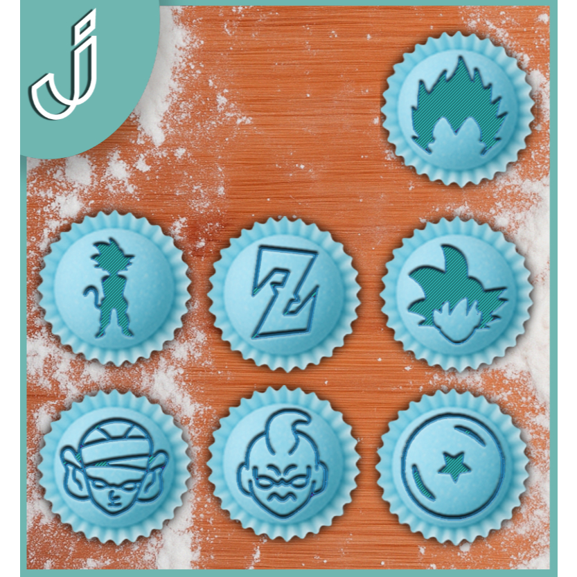 Carimbos tema Esfera do Dragão - Carimbo para Doces para Decoração de Docinhos e Brigadeiros em Oferta na Shopee