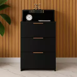 Gaveteiro para Quarto com 3 Gavetas Multiuso