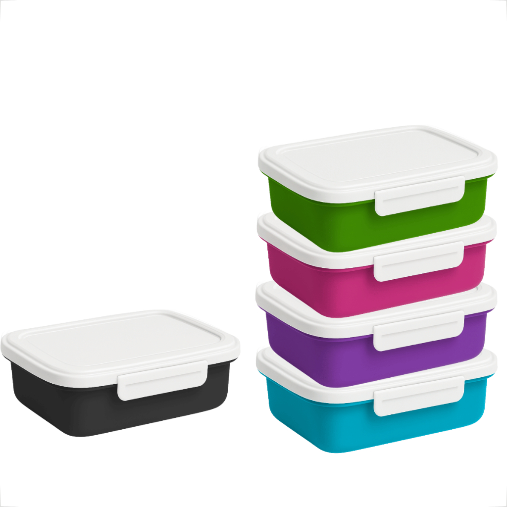 Imagem Kits Marmita Fitness Potes Plásticos 500ML P/ Microondas e Geladeiras Dietas
