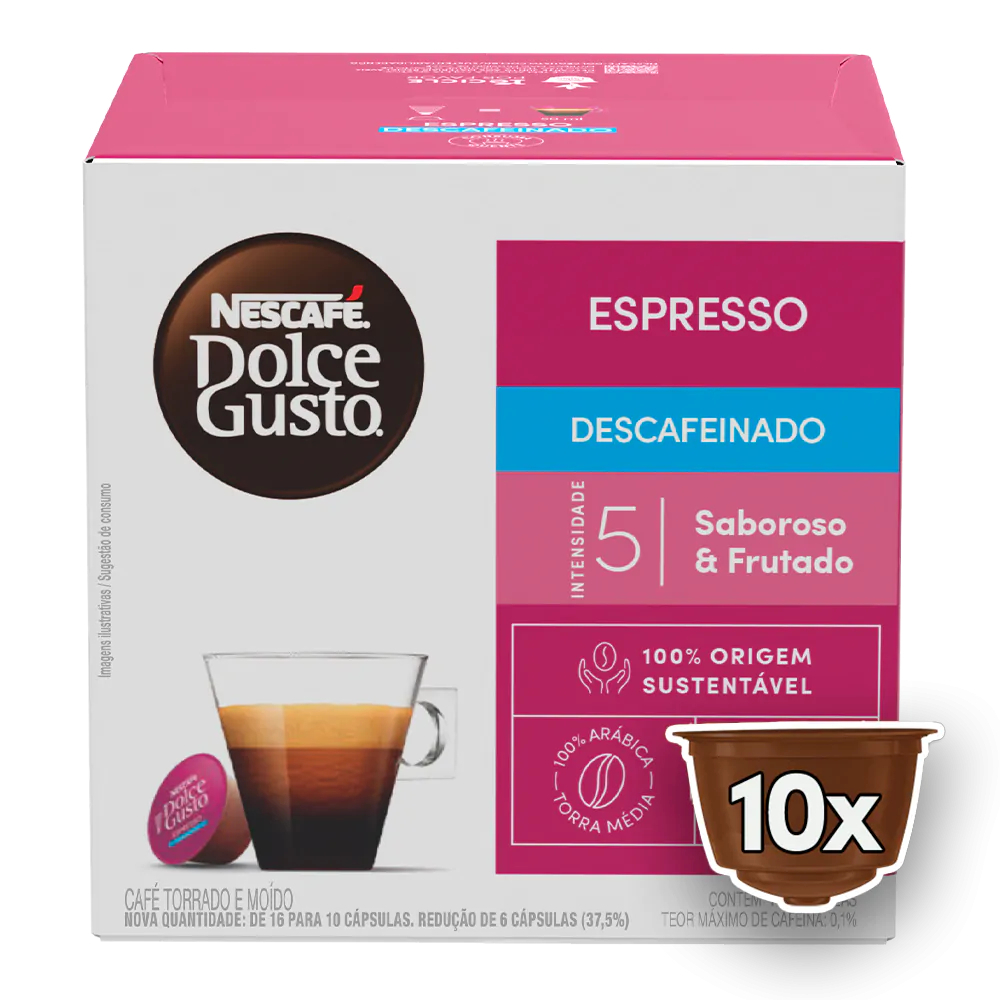 Cápsulas Dolce Gusto Descafeinado: Onde Comprar | BuscaProdutos