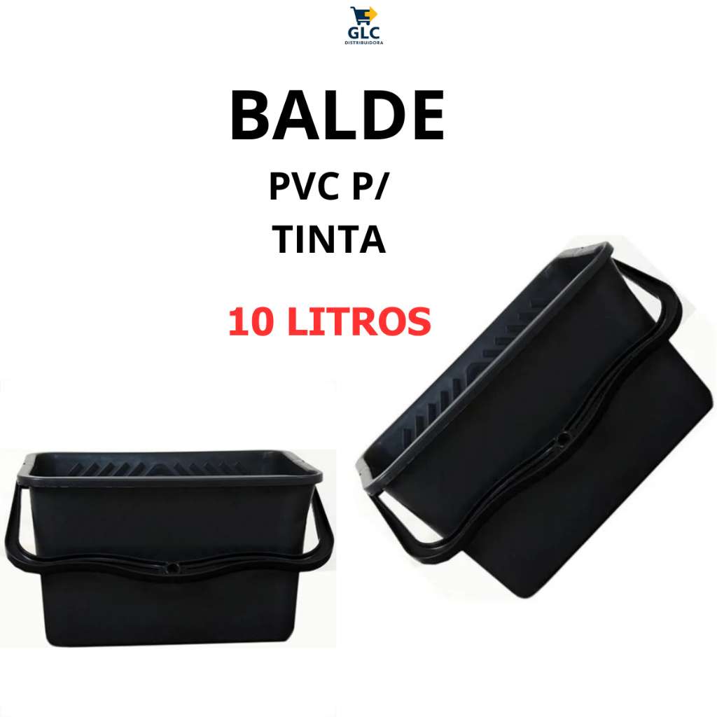 BALDE PVC PARA TINTA 10 LITROS - NOVA TINTAS — imagem 2 de 2