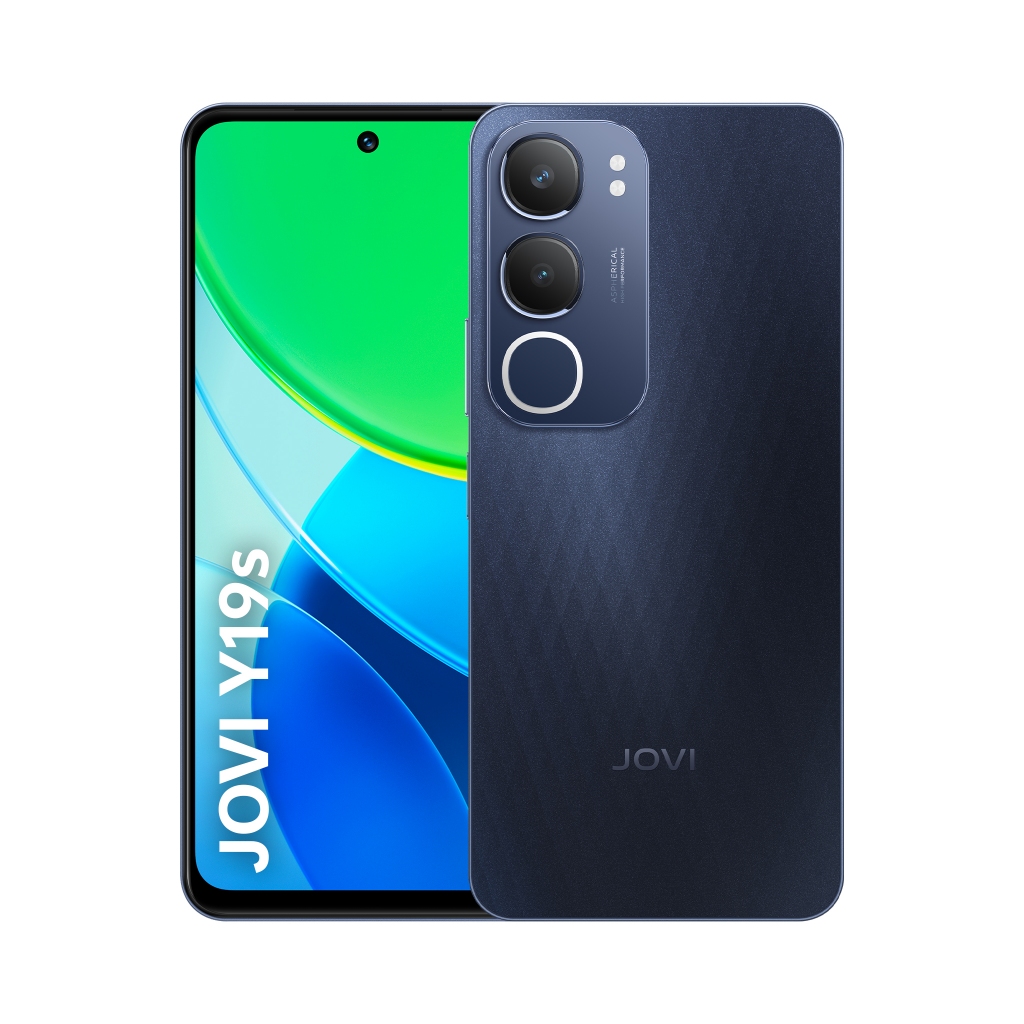 JOVI Y19s 256GB, 4+4GB RAM Turbo, Câmera 50MP, Bateria 5500mAh, Carregamento 15W, Tela 90Hz