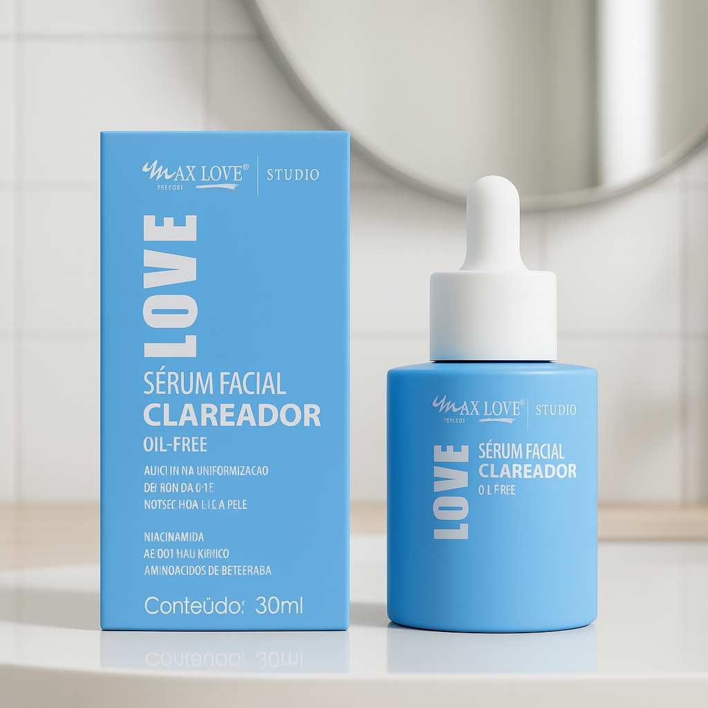 Max Love Sérum Clareador – Ilumina, Hidrata e Clareia a Pele com Suavidade