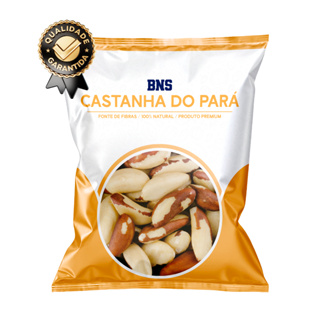 Castanha Do Pará Inteira Safra 2025 Premium 250G/500G/1KG - [COM ATM] em Oferta na Shopee