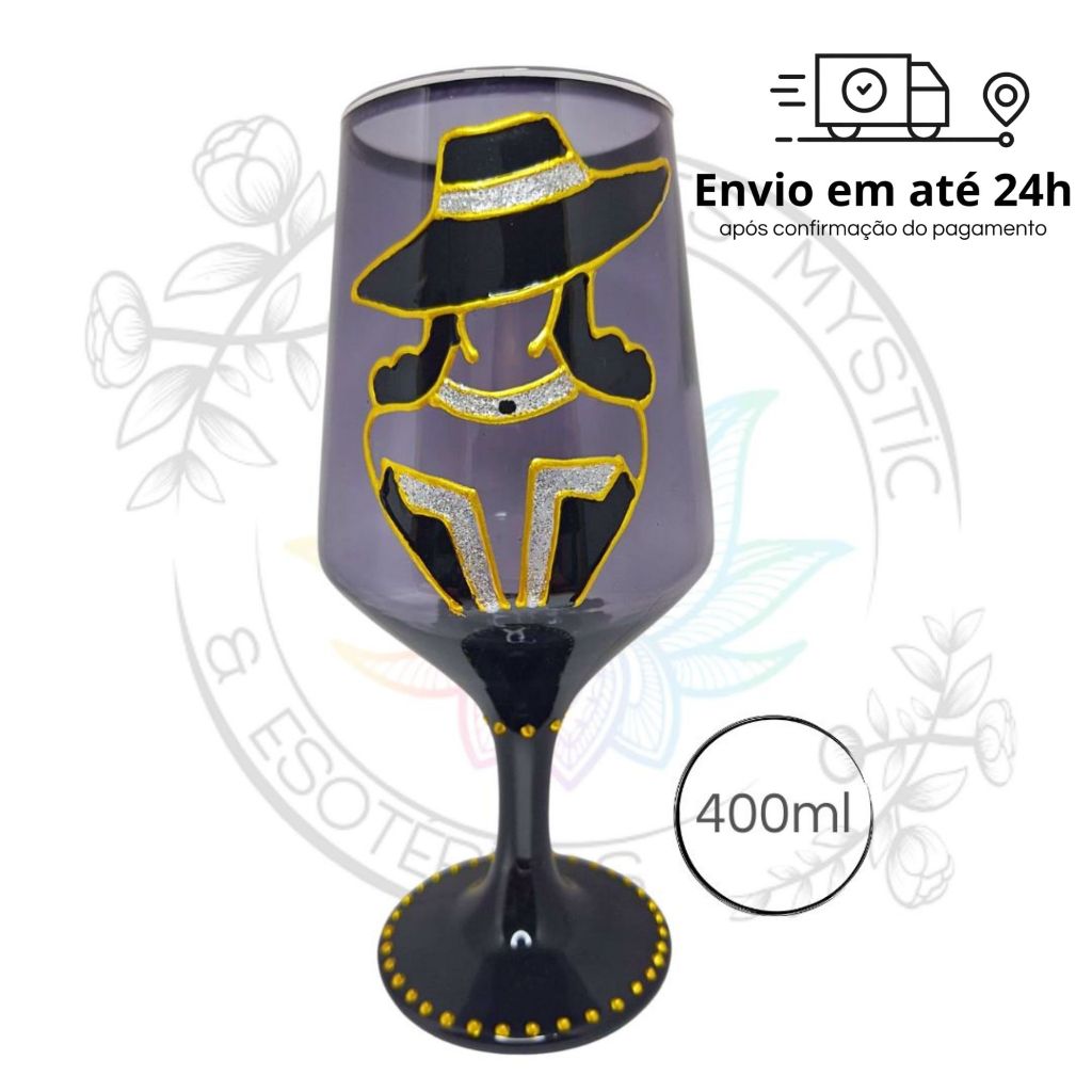 Taça Dama da Noite Pomba Gira 400ml – Umbanda Candomblé Orixás