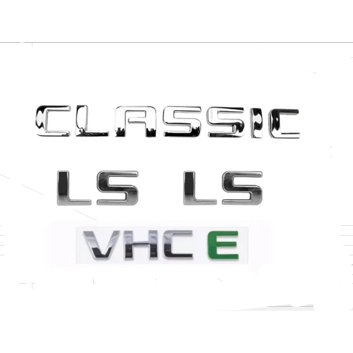 Kit Emblemas Chevrolet Classic Vhce  Ls Ls Cromados 4 Peças