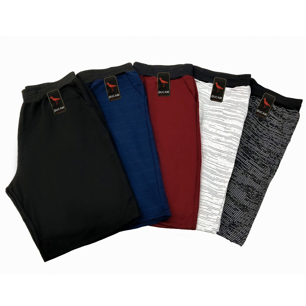 Kit 5 Bermudas Moletom Masculina Algodão e Poliéster 5 cores Academia Confortável Treino - Men Clothes