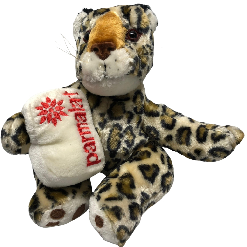 Pelúcia Leopardo Parmalat Coleção Mamíferos Parmalat 1998 Original – Item Colecionável