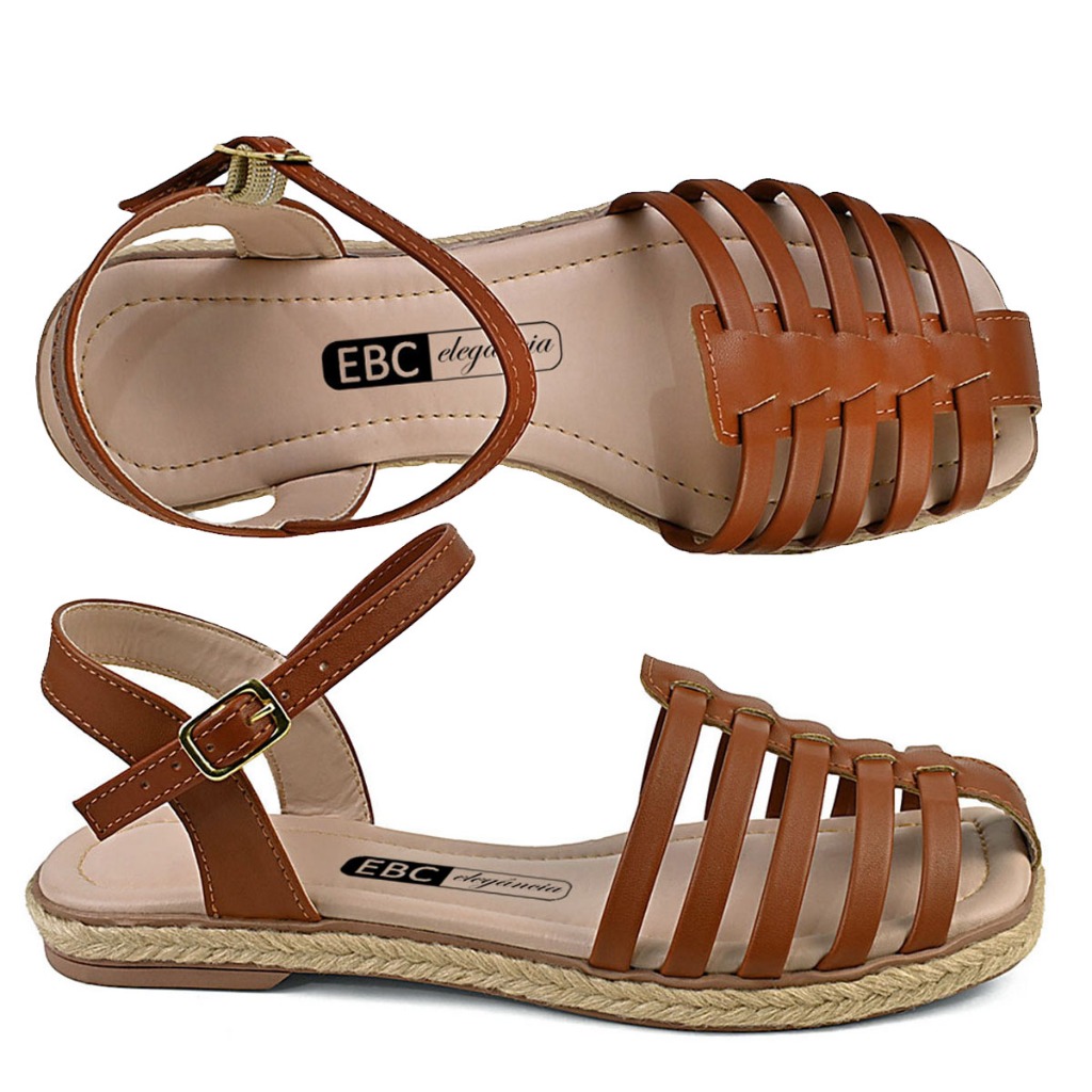 Sandália Feminina Rasteirinha Flatform Flat Form Corda Cordinha Gladiadora Fechada Conforto Leve Promoção FT1.02 em Oferta na Shopee