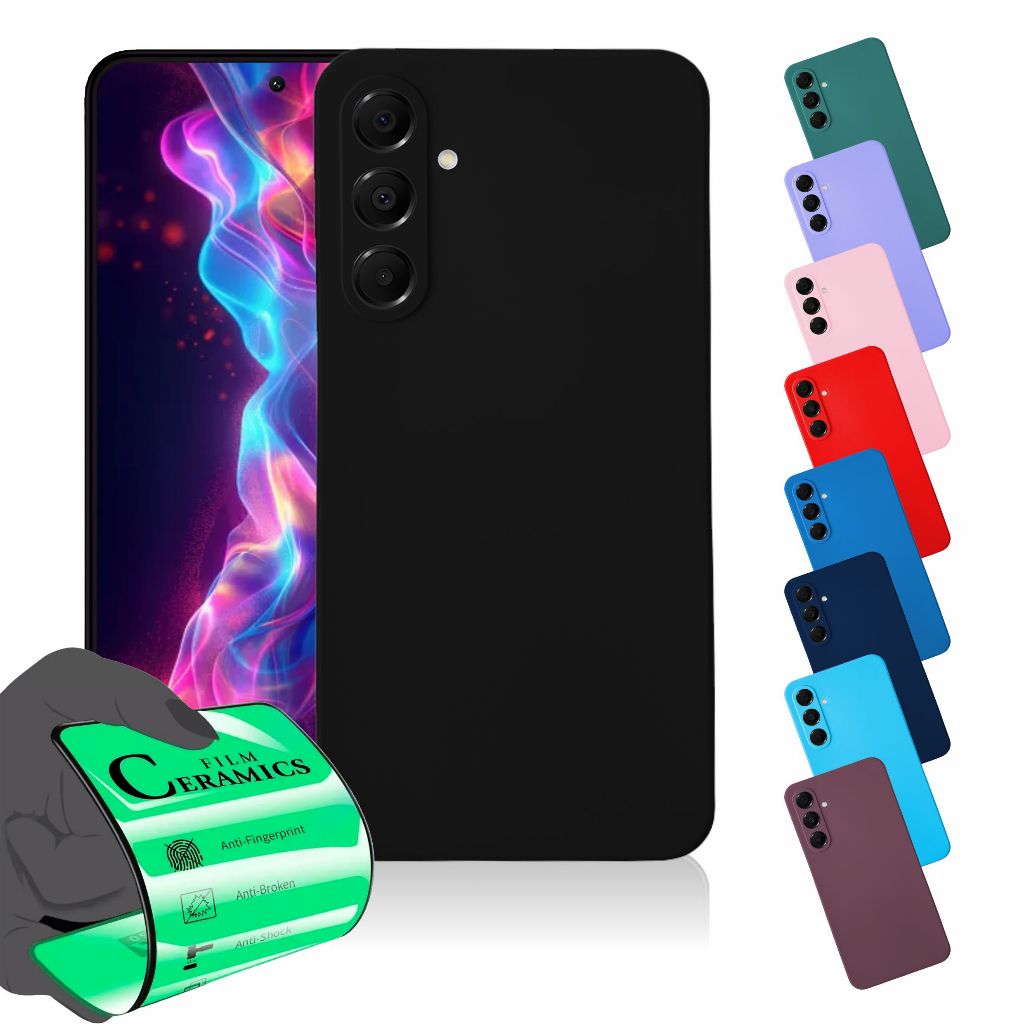 Capa Capinha Anti Shock Aveludada + Película Para Galaxy A54 em Oferta na Shopee