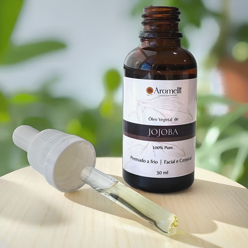 Óleo Vegetal de Jojoba 100%Puro- Prensado à frio- Antioleosidade/ Regenerador