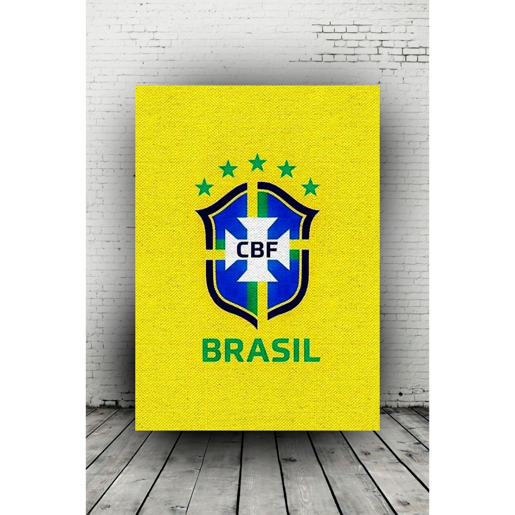 PLACA DECORATIVO - SELEÇÃO BRASILEIRA