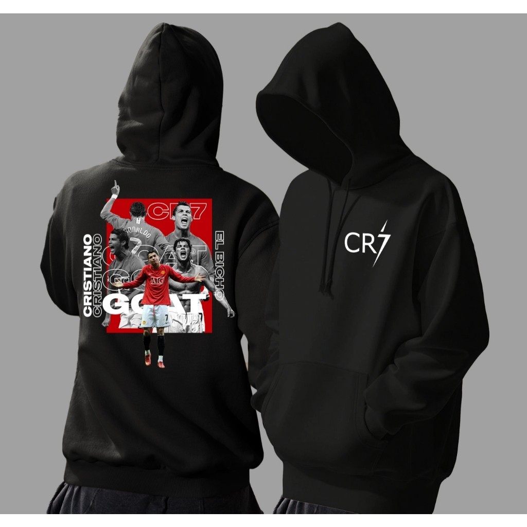 Moletom Cristiano Ronaldo Blusa de Frio CR7 Jogador Futebol Infantil e Adulto