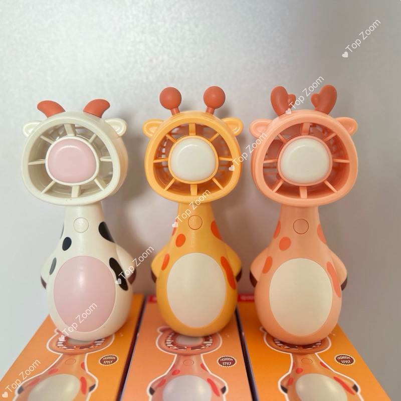 Mini Ventilador Fofo Floral Portable Small Fan Com 3 níveis de Fluxo AP2301