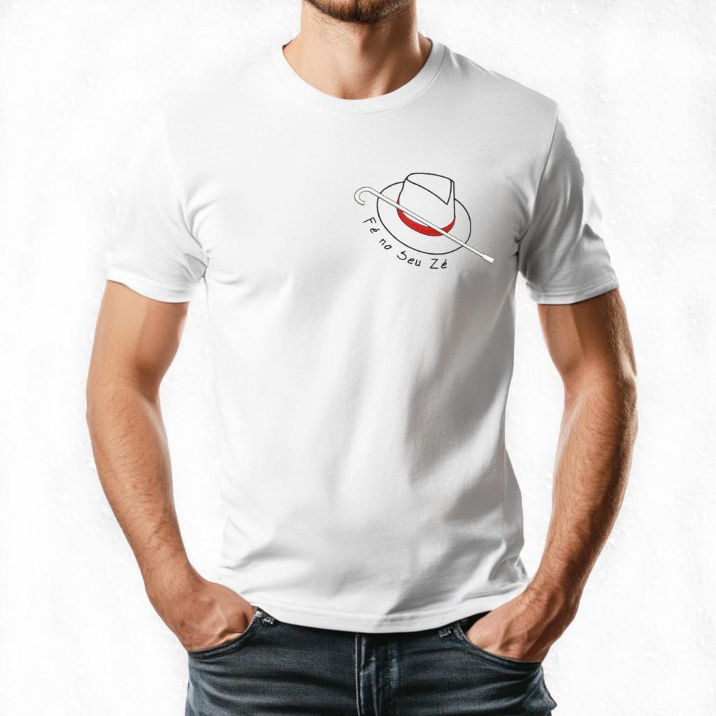 Bella Gis Camiseta Personalizada Fé no Seu Zé Pilintra Orixás Guias Malandro Umbanda em Oferta na Shopee