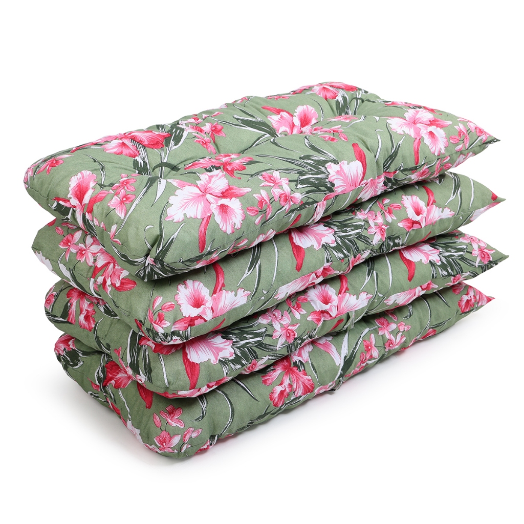 Kit 04 Almofadas 95x45 Pérola Confort para Pallet e Cadeira Estampadas e Resistentes