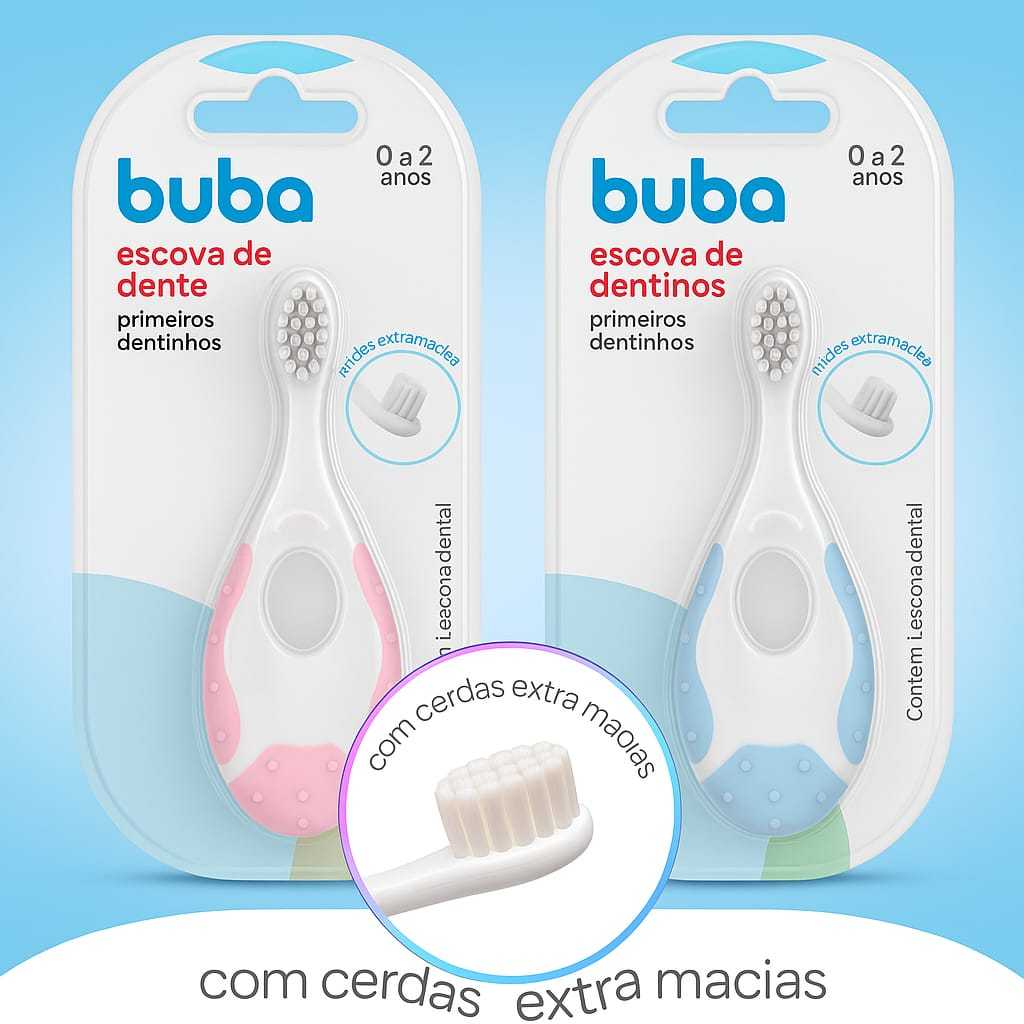 Massageador De Gengiva Mordedor Escova De Dente Primeiros Dentinhos