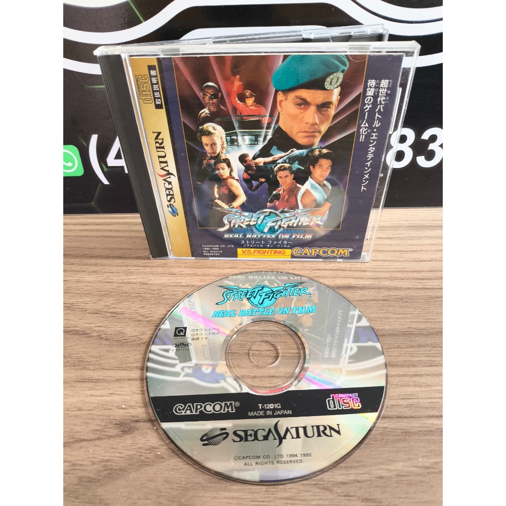 Jogo Sega Saturn Street Fighter The Movie Original Japonês