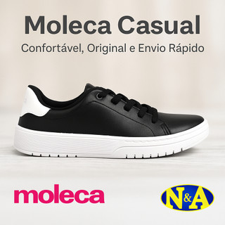 Tênis Moleca Casual Preto Liso  5791.100 Feminino Original
