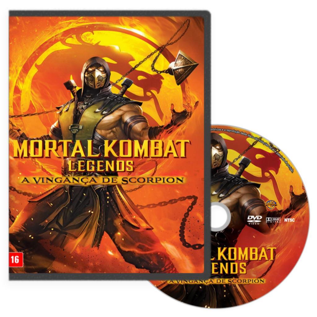 DVD - Mortal Kombat Legends - A Vingança De Scorpion (2020) (Dublado e Legendado)