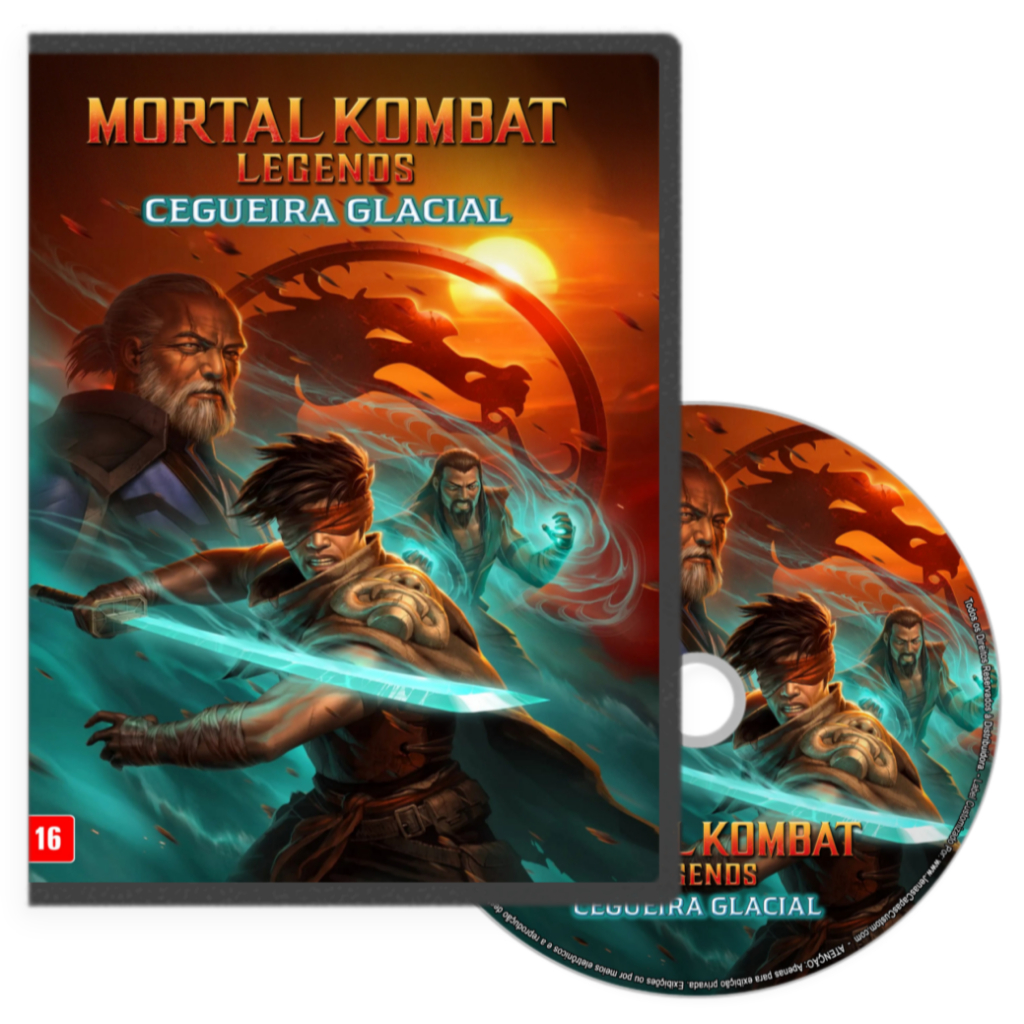 DVD - Mortal Kombat Legends - Cegueira Glacial (2022) (Dublado e Legendado)