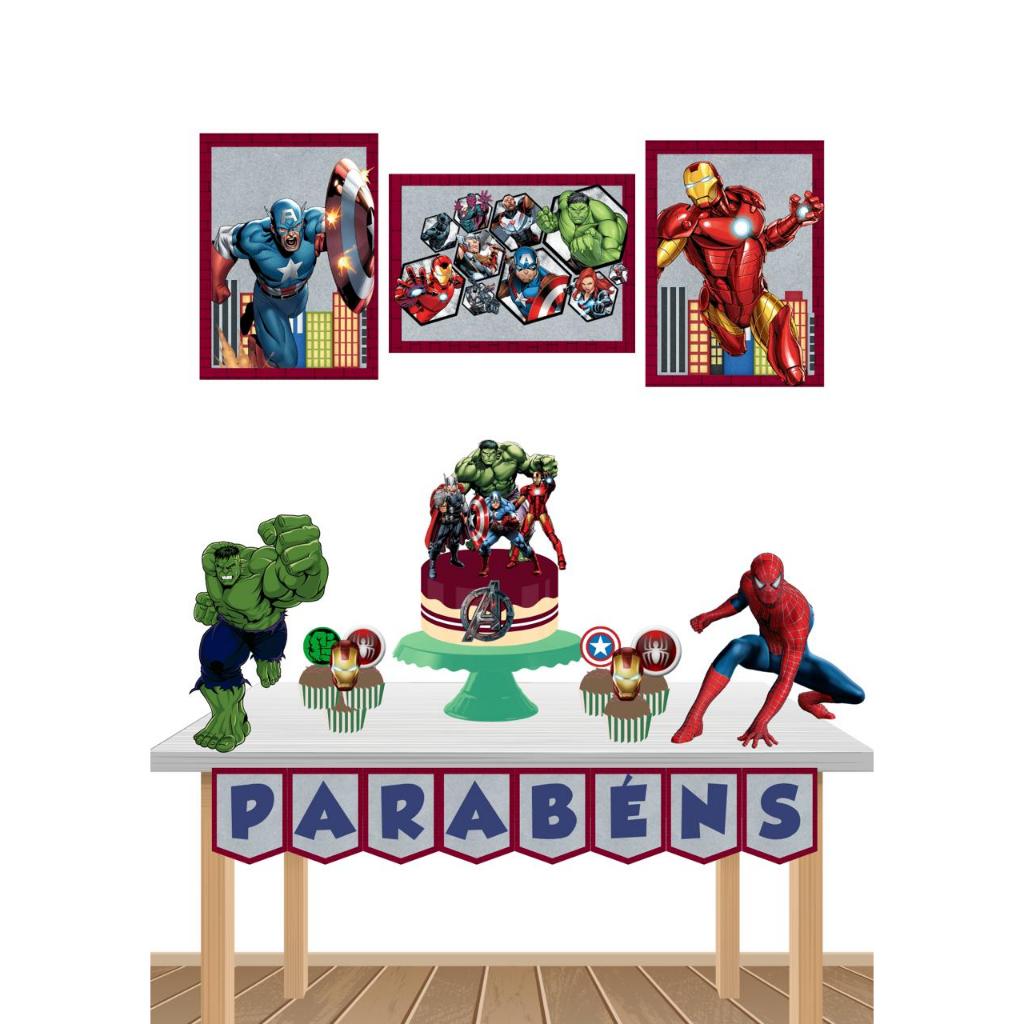 Kit Festa Vingadores em Oferta na Shopee