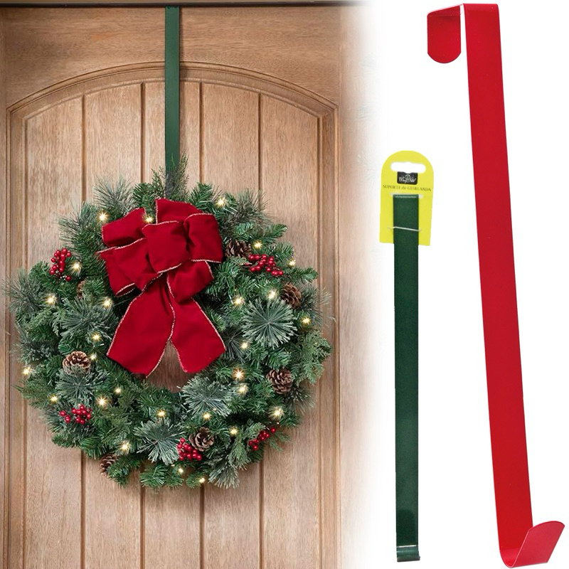 Gancho Suporte Para Guirlanda de Natal Cabide de Metal Para Porta