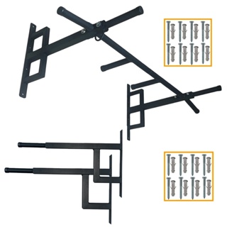 Barra De Parede Fixa Paralela + Barra Dip De Parede em Oferta na Shopee