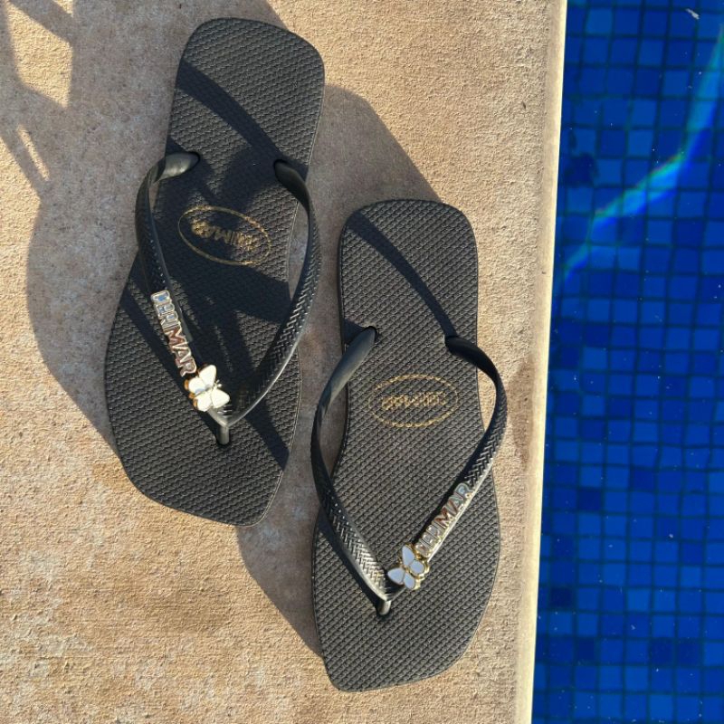 Novidade Chinelo Borboleta Feminino – Fashion, Confortável e Versátil, Ideal para Dias de Verão e Lazer em Oferta na Shopee