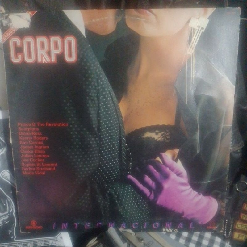 LP NOVELA CORPO A CORPO ( INTERNACIONAL) 1985