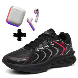 Kit Tenis Feminino + Fone de Ouvido Bluetooth Corrida Academia Preto Original Lançamento…