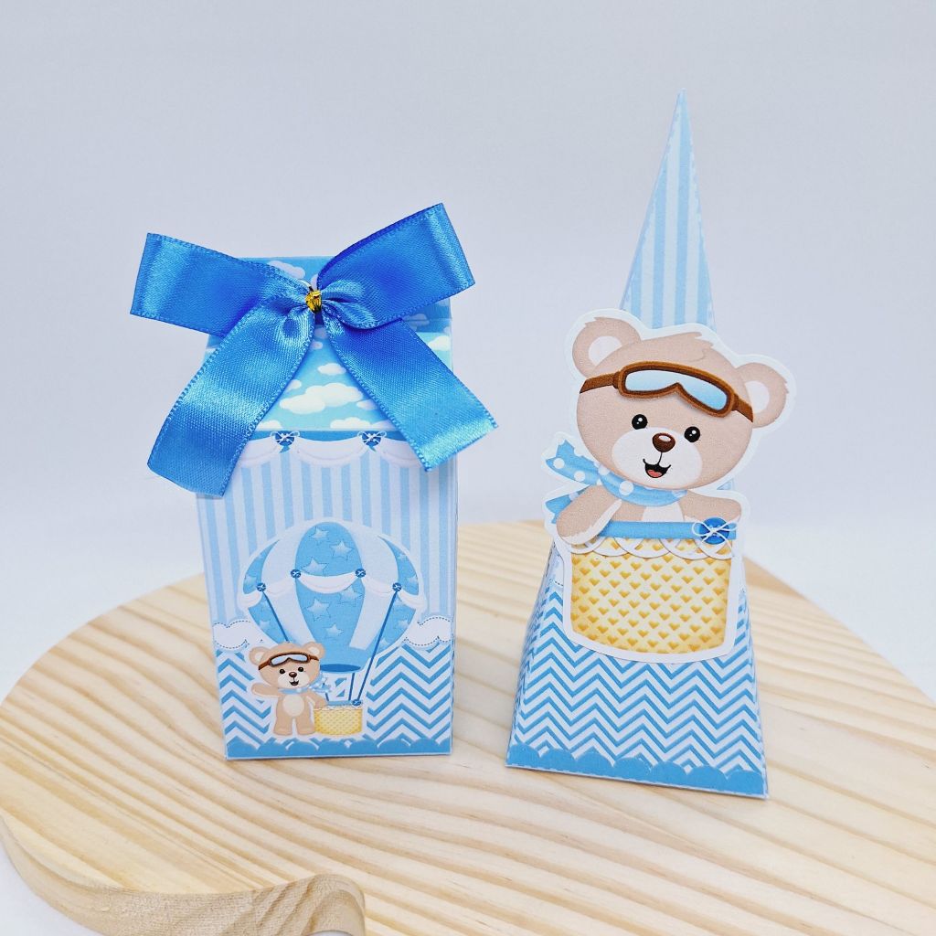 Kit Festa Ursinho Baloeiro Personalizados - Decoração de Festa - Lembrancinhas - Aniversário  - Festa - Festa Infantil