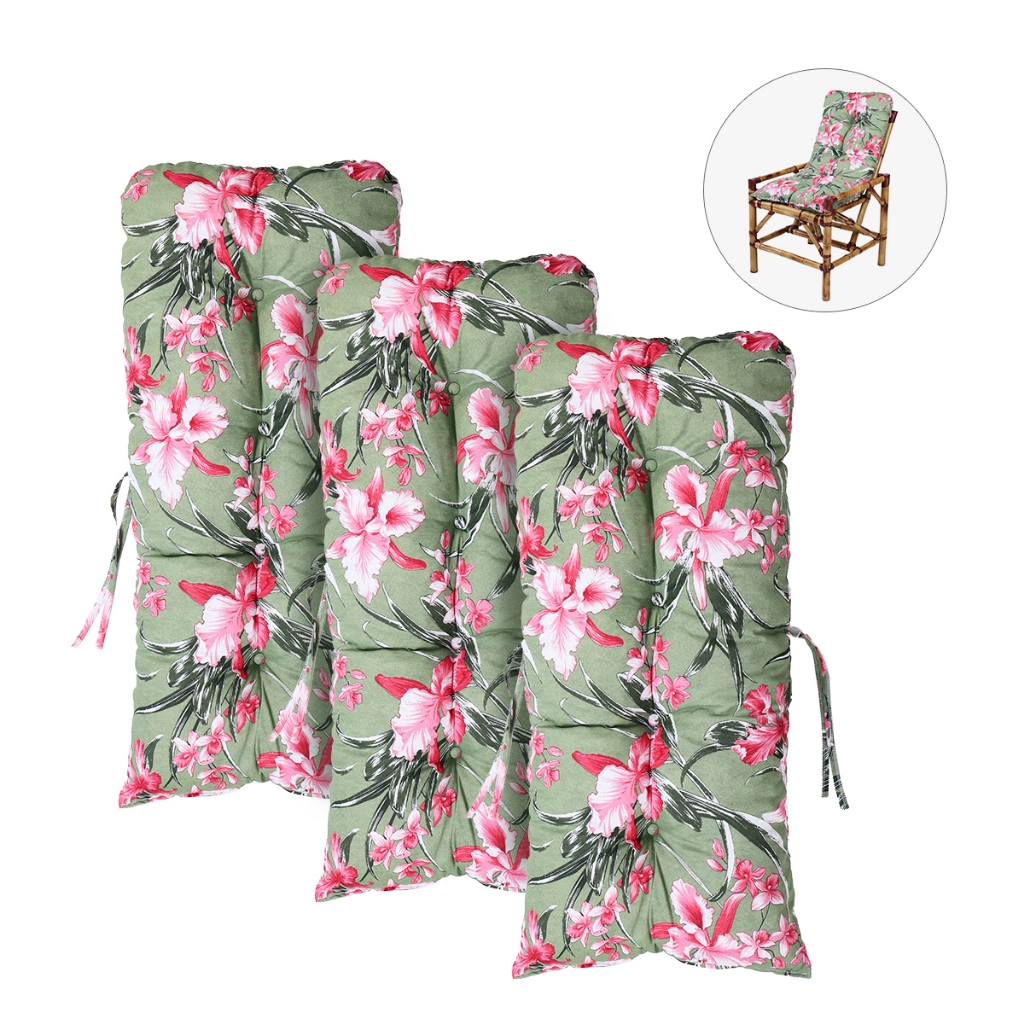 Kit 03 Almofadas 95x45 Pérola Confort para Pallet e Cadeira Estampadas e Resistentes