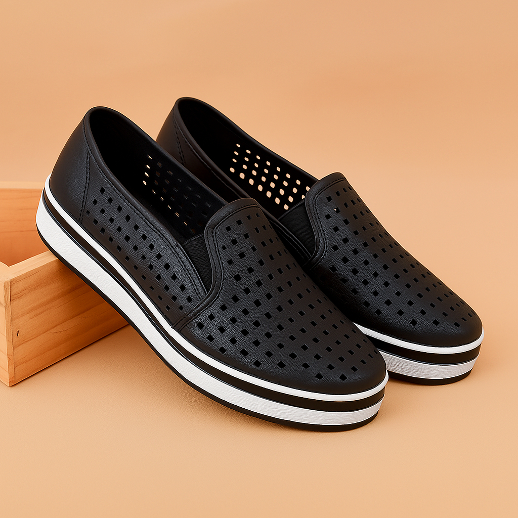 Tenis Casual Feminino Ortopédico Plataforma Slip Calce Fácil Super Macio Leve e Mega Confortável em Oferta na Shopee