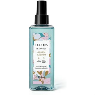 Eudora Instance Algodão e Jasmim - Spray Perfumado Desodorante Colônia 200ml VAL - 11/2028 em Oferta na Shopee