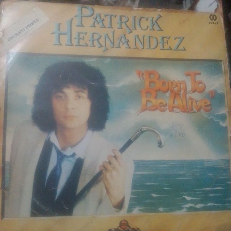 LP PATRICK HERNANDEZ ( BORN TO BE ALIVE ) (DISCO AMARELO) RARISSIMO 1979