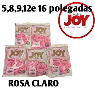 Balão Balões Bexiga JOY rosa claro– Escolha o Tamanho (5”9”12”16”25") carambola profissional redondo em Oferta na Shopee